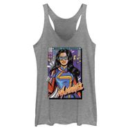 Marvel Ms Cover Racerback Gray Heather Kadın Atlet