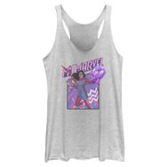 Marvel Ms Fist Panel Racerback White Heather Kadın Atlet