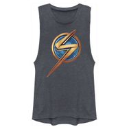 Marvel Ms Logo İcon Kolsuz Denim Blue Heather Kadın Atlet