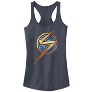 Marvel Ms Logo Simgesi Racerback Atlet İndigo Kadın Atlet