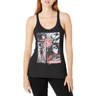 Marvel Ms Panel Racerback Black Heather Kadın Atlet