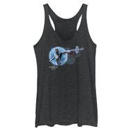 Marvel Örümcek Adam No Way Home Magic Web Tri-Blend Racerback Katmanlı Black Heather Kadın Atlet