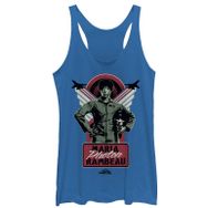 Marvel Photon Rambeau Askılı Kraliyet Mavisi Heather Kadın Atlet