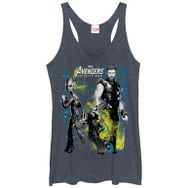 Marvel Space Crew Racerback Navy Blue Heather Kadın Atlet