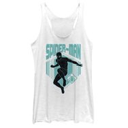 Marvel Spider Stealth Racerback White Heather Kadın Atlet