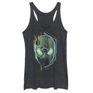 Marvel Stealth Face Racerback Black Heather Kadın Atlet