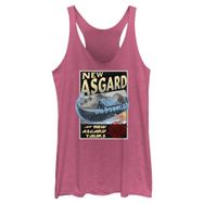 Marvel Thor Love Thunder New Asgard Destination Racerback Pink Heather Kadın Atlet