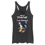 Marvel Thor Love Thunder Rainbow Goats Askılı Black Heather Kadın Atlet