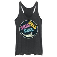 Marvel Thor Love Thunder Skal Rozet Racerback Black Heather Kadın Atlet