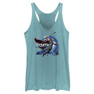 Marvel Thor Love Thunder Worthy Jump Askılı Tahiti Blue Kadın Atlet