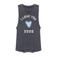Marvel Three Thousand Kolsuz Denim Blue Heather Kadın Atlet