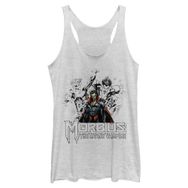 Marvel Universe Vampire Sketch Racerback White Heather Kadın Atlet