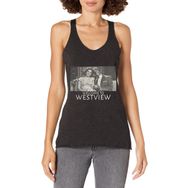 Marvel Wandavision Ring Created Racerback Black Heather Kadın Atlet