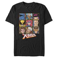 Marvel X-Men Karakterler Erkek Bisiklet Yaka T-Shirt Siyah S