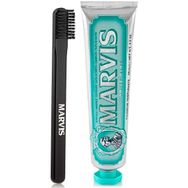 Marvis 85 ml Anise Mint Beyazlatıcı Diş Macunu ve Marvis Black Orta Sert Diş Fırçası
