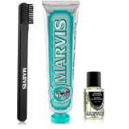 Marvis 85 ml Anise Mint Diş Macunu + Orta Sert Diş Fırçası + 30 ml Konsantre Ağız Gargarası