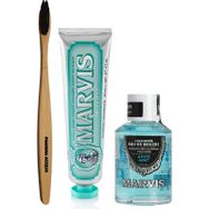 Marvis 85 ml Anise Mint Diş Macunu + Pharma Acqua Bambu Diş Fırçası +120 ml Ağız Gargarası