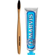 Marvis 85 ml Aqua Naneli Diş Macunu + Pharma Acqua Bambu Diş Fırçası
