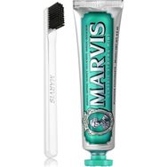 Marvis 85 ml Classic Strong Mint Beyazlatıcı Diş Macunu ve Marvis White Soft Diş Fırçası