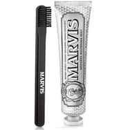 Marvis 85 ml Smokers Mint Beyazlatıcı Diş Macunu ve Marvis Black Orta Sert Diş Fırçası