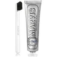Marvis 85 ml Whitening Mint Beyazlatıcı Diş Macunu ve Marvis White Soft Diş Fırçası