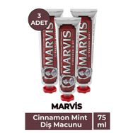 Marvis Cinnamon Mint 3x85 ml Diş Macunu