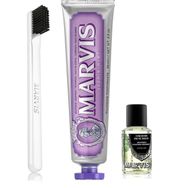 Marvis Jasmin Mint Diş Macunu 85 ml + Yumuşak Diş Fırçası + 30 ml Konsantre Ağız Gargarası
