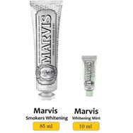 Marvis Smokers Whitening Mint 85 ml + Whitening Mint 10 ml Diş Macunu