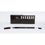 Marvy 1800-18 Brush Pen Çift Uçlu Durk Brown Fırça Kalem