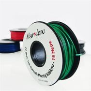 Marxlow Yeşil 15 mt 22 Awg Çok Damarlı Montaj Kablosu