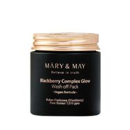 Mary & May Blackburry Complex Glow Wash off Pack Nemlendirici ve Aydınlatıcı 125 gr Cilt Bakım Maskesi