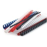 Mas 130000810001 6 mm Çapında Plastik Spiral Beyaz 25 Sayfa Kapasiteli