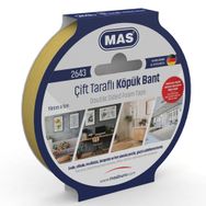Mas 2643 19 mm x 5 m Çift Taraflı Köpük Bant