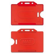 Mas 3520 Kırmızı 50'li Yatay Plastik Kart Muhafazası