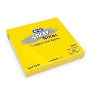 Mas 3659 76x76 mm Neon Sarı Yapışkanlı Not Kağıdı