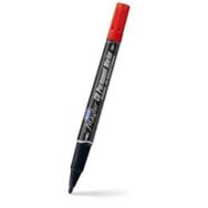 Mas 6414 Çift Uçlu Kırmızı Permanent Marker