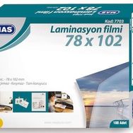 Mas 7703 A4 78x102 cm 125 Mic 100'lü Paket Laminasyon Filmi