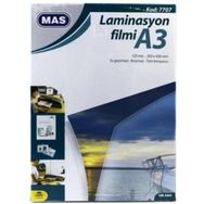 Mas 7707 A3 125 Micron 100 Adet Laminasyon Filmi