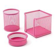 Mas MAS505 Pembe Perfore Masaüstü Organizer Set