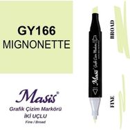 Masis 166 Muhabbet Çiçeği Çift Uçlu Marker Grafik Çizim Kalemi