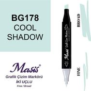 Masis 178 Kozmik Yeşil Çift Uçlu Marker Grafik Çizim Kalemi