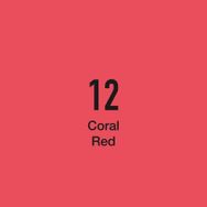 Masis Coral Red 12 Çift Taraflı Twin Grafik Marker Kalem