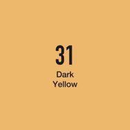 Masis Dark Yellow 31 Çift Taraflı Twin Grafik Marker Kalem