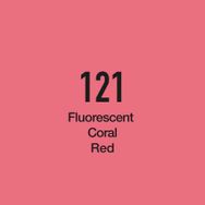Masis Flourescent Coral Red 121 Çift Taraflı Twin Grafik Marker Kalem