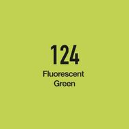 Masis Flourescent Green 124 Çift Taraflı Twin Grafik Marker Kalem