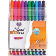 Masis S5304-10C 10 Renk PVC Fineliner Kalem
