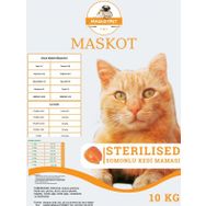 Maskot 10 kg Steril Somonlu Kısırlaştırılmış Kedi Maması