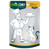 Master 80 gr Pouch Tavuk Etli Yetişkin Kedi Konservesi