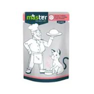 Master Dana Etli Pouch Yetişkin 80 gr Kedi Yaş Maması