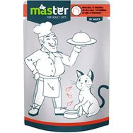 Master Kümes Hayvanlı Pouch Konserve Yetişkin 6x80 gr Kedi Maması
